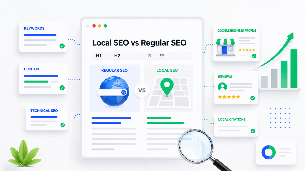 What Is the Difference Between Local SEO and Regular SEO?